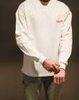 RASPBERRY LONG SLEEVE - VINTAGE WHITE