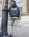 DARE TO DREAM ZIP HOODIE - DARK GREY