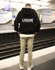 DARE TO DREAM ZIP HOODIE - BLACK